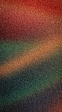 Koyu kırmızı, turuncu, yeşil ve siyah tonların bulanık bir gradyanı içeren soyut kumlu bir arkaplan. Huysuz pankartlar ve tasarımlar için dokulu dikey bir duvar kağıdı