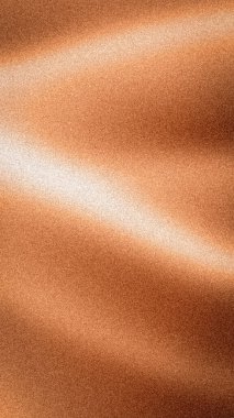 Soyut taneli bakır ve bronz gradyan ve yumuşak ışık bulanıklığı. Kahverengi ve turuncu tonlarda dokulu dikey bir arkaplan, afişler ve duvar kağıtları için ideal