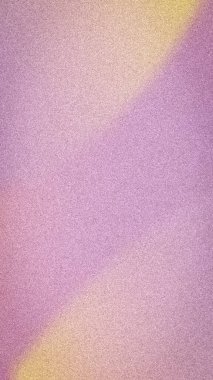 Yumuşak pembe, lavanta rengi ve sarı bulanık gradyanı olan soyut kumlu dikey arkaplan. Sancaklar, web ve duvar kağıtları için modern desenli arkaplan ideali