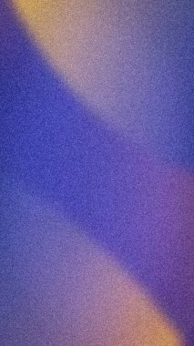 Mor, mor, mavi ve sarı ışık sızıntılarının bulanık gradyanı ile soyut kumlu dikey arkaplan. Duvar kağıtları ve tasarımlar için ideal desenli pankart