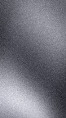 Gümüş, kömür ve koyu gri tonlarda yumuşak geçiş ile soyut bir gradyan, arkaplan, duvar kağıtları ve afişler için mükemmel kumlu bir dokuya sahip