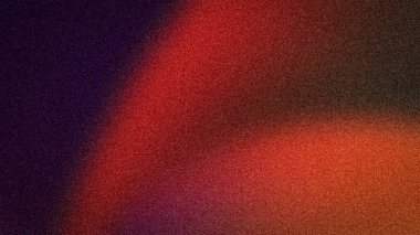 Koyu siyah, mor ve kırmızı tonlu soyut 4K taneli arka plan. Huysuz duvar kağıtları, afişler ve web şablonları için mükemmel koyu bulanık bir dokusu var