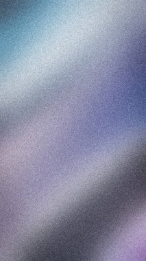 Abstract grainy background with a muted blend of grey, silver, lavender, and soft blue tones. Elegant blurred texture for vertical wallpapers and web banners