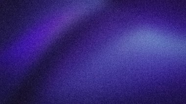 Derin donanma, kraliyet mavisi ve koyu mor eğimli soyut 4K taneli arka plan. Tasarımlar için ince beyaz ışık ile yüksek kaliteli desenli arkaplan