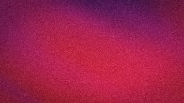 Koyu kırmızı, morumsu ve mor tonlarda 4K gradyan içeren soyut kumlu arka plan. Bu dokulu bulanık arkaplan pankartlar ve modern tasarımlar için idealdir