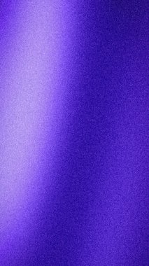 Derin mor ve parlak menekşe taneli gradyanı olan soyut dikey arkaplan. Bu dokulu lo-fi estetik modern afişler ve duvar kağıtları için mükemmeldir.