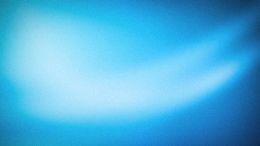 Parlak cyan mavi ve gök mavisi renkleriyle elektrik soyut kumlu gradyan arkaplan