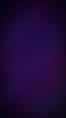 Abstract grainy dark purple and violet vertical gradient background with noise texture