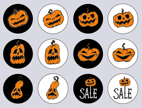 Stickers for the holiday Halloween