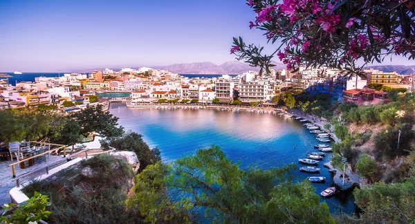 Le lac d'Agios Nikolaos, Crète, Grèce — Photo