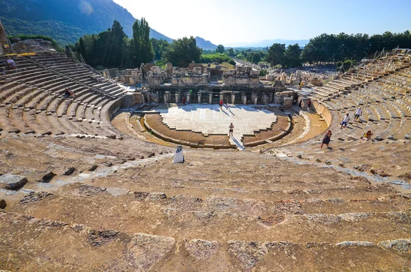 Het oude theater in Efeze, Turkije — Stockfoto