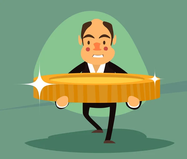 Büyük altın sikke taşır