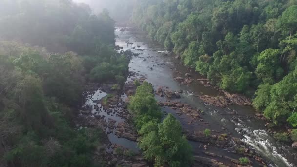 Athirapally watervallen op de zuidwestelijke kust van India — Stockvideo