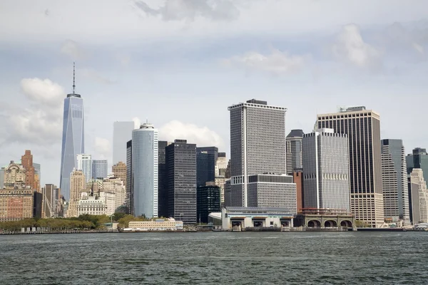 Estados Unidos - Nueva York - Bajo Manhattan y el Distrito Financiero — Foto de Stock