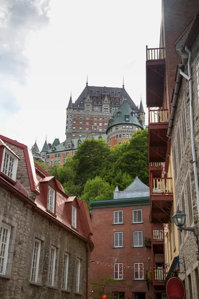 Канада - Квебек - Квебек Сити - Chateau Frontenac — стоковое фото