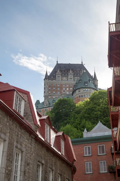 Канада - Квебек - Квебек Сити - Chateau Frontenac — стоковое фото