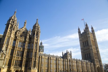 İngiltere - Londra - Big Ben ile Westminster Sarayı