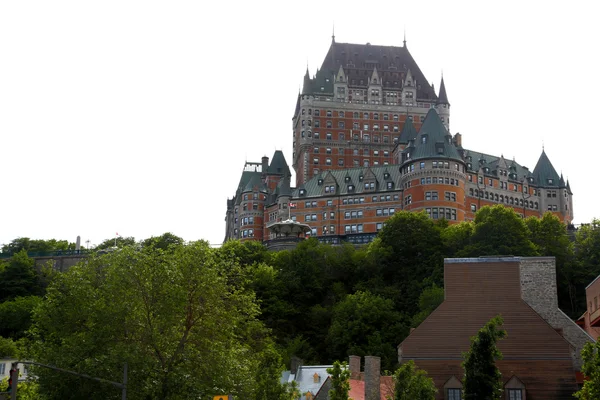 Канада - Квебек - Квебек Сити - Chateau Frontenac — стоковое фото