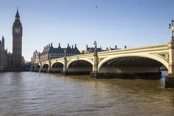 Royaume-Uni Londres Big Ben et Westminster — Photo