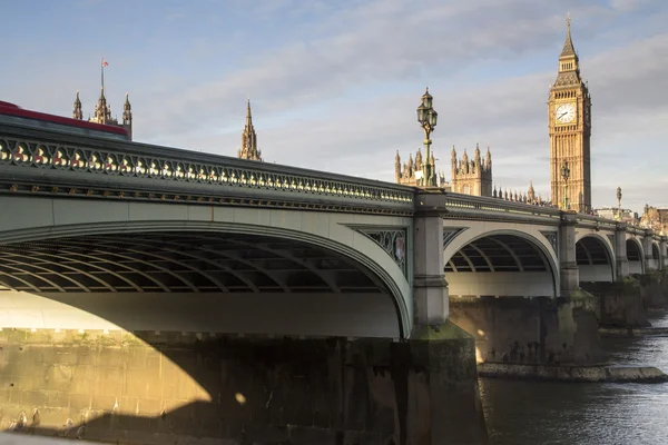 UK - London - de Big Ben en het paleis van Westminster — Stockfoto