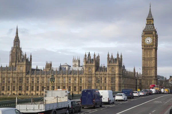 Reino Unido - Londres - O Big Ben e o Palácio de Westminster — Fotografia de Stock