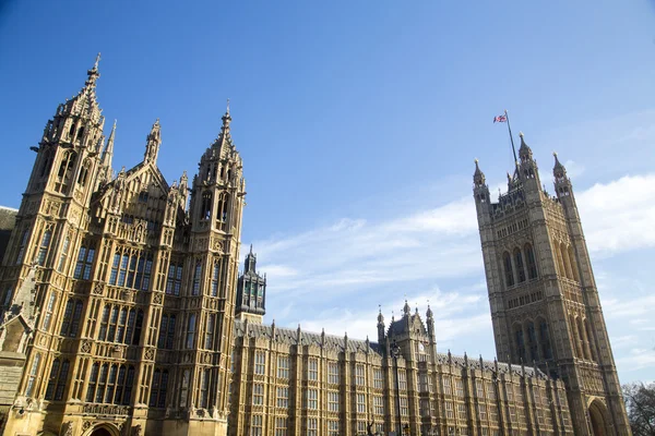 Reino Unido - Londres - O Big Ben e o Palácio de Westminster — Fotografia de Stock