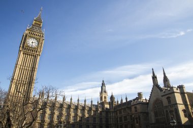 İngiltere - Londra - Big Ben ile Westminster Sarayı