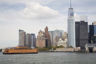 New York - aşağı Manhattan ve Finans Merkezi