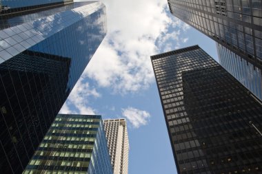 New York - aşağı Manhattan ve Finans Merkezi