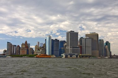 New York - aşağı Manhattan ve Finans Merkezi