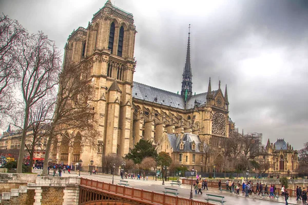 Francia - París - Notre-Dame de Paris — Foto de Stock
