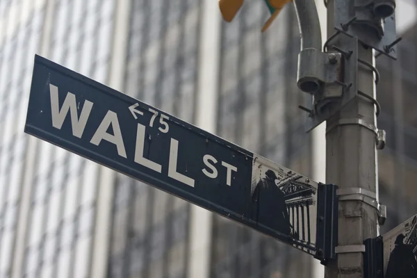 Lower Manhattan - New York - USA-ban és a pénzügyi negyed — Stock Fotó