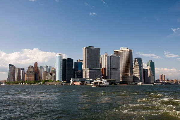 Nova Iorque - Lower Manhattan e o Distrito Financeiro — Fotografia de Stock