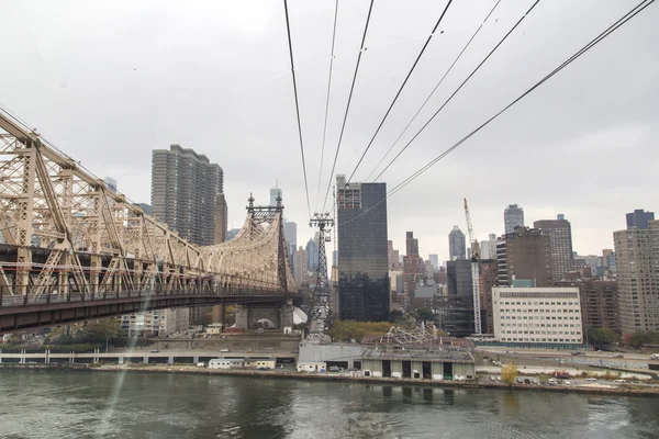 Verenigde Staten - New York - Queensboro Bridge en Roosevelt Island — Stockfoto