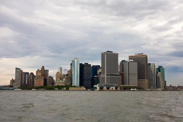 Nueva York - Bajo Manhattan y el Distrito Financiero — Foto de Stock