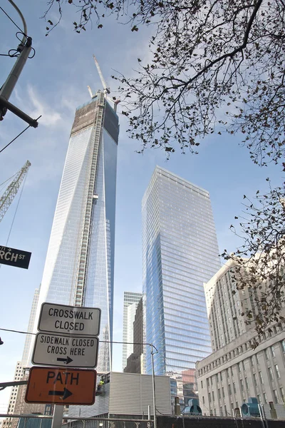 New York - Lower Manhattan and the Financial District — Stock Photo, Image