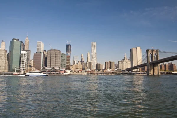 Nueva York - Bajo Manhattan y el Distrito Financiero — Foto de Stock