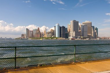 New York - aşağı Manhattan ve Finans Merkezi