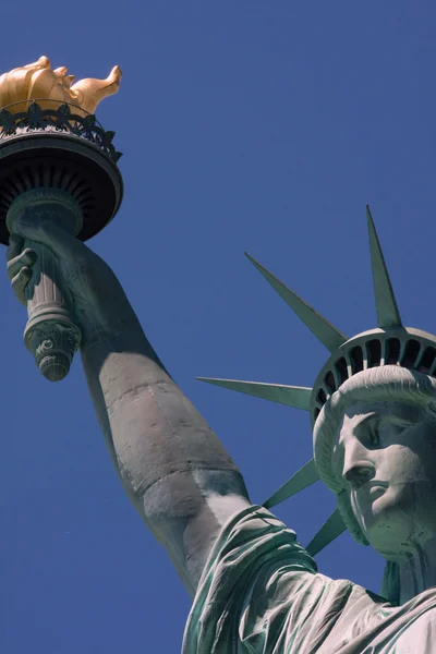 Нью-Йорк - статуя свободи — стокове фото