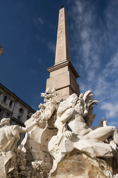 Włochy - Rzym - Piazza Navona — Zdjęcie stockowe
