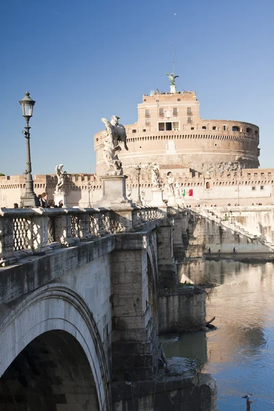 Włochy - Rzym - Castel Sant'Angelo — Zdjęcie stockowe