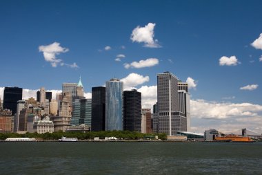 New York - aşağı Manhattan ve Finans Merkezi
