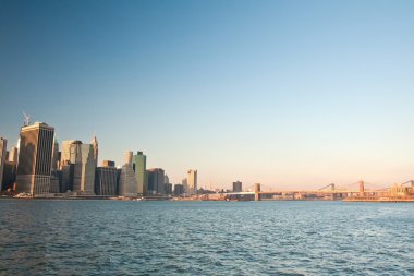 New York - aşağı Manhattan ve Finans Merkezi