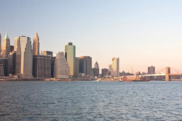 New York - Lower Manhattan en financiële District — Stockfoto