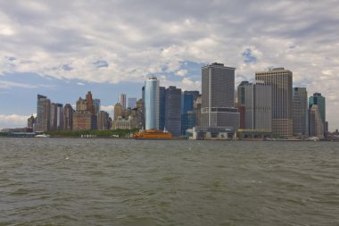 New York - aşağı Manhattan ve Finans Merkezi