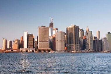 New York - aşağı Manhattan ve Finans Merkezi