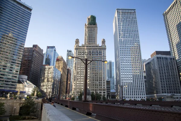 美国-伊利诺伊-芝加哥-城景 — 图库照片