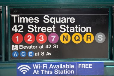 New York - Metro işareti