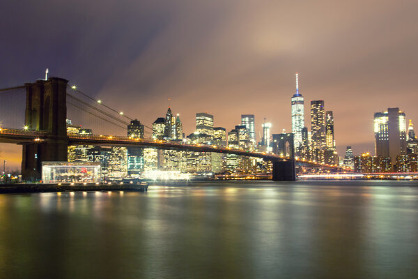 The world-famous New York skyline