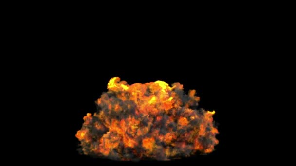 Έκρηξη πλάνα (σκούρο φόντο) — Αρχείο Βίντεο